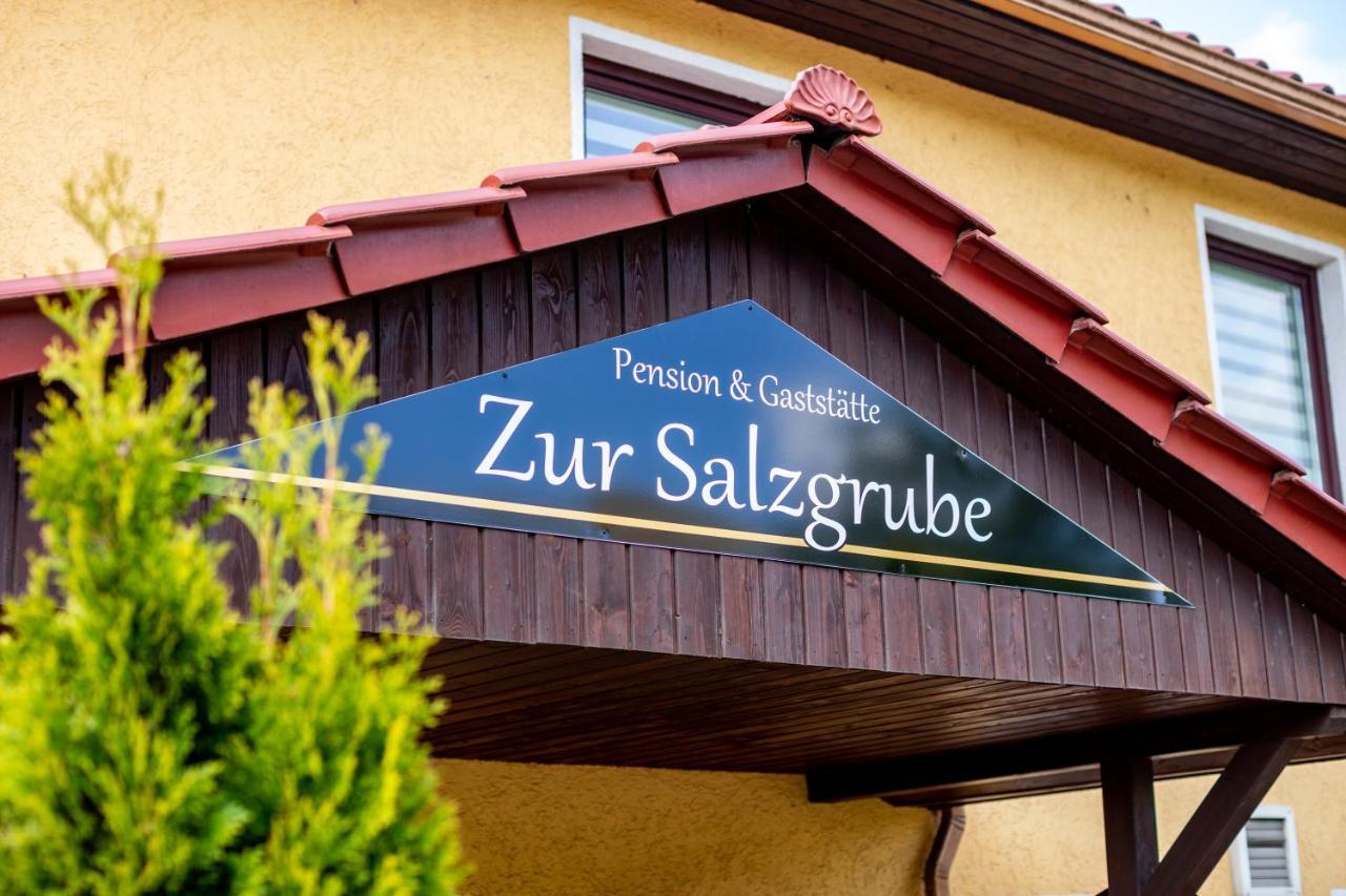 Pension & Gaststaette Zur Salzgrube Sondershausen Eksteriør billede